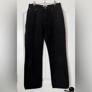 Zara Straight Black Jeans